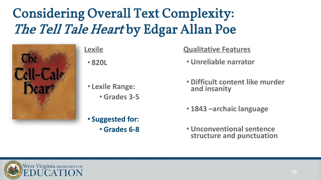 considering overall text complexity considering 2