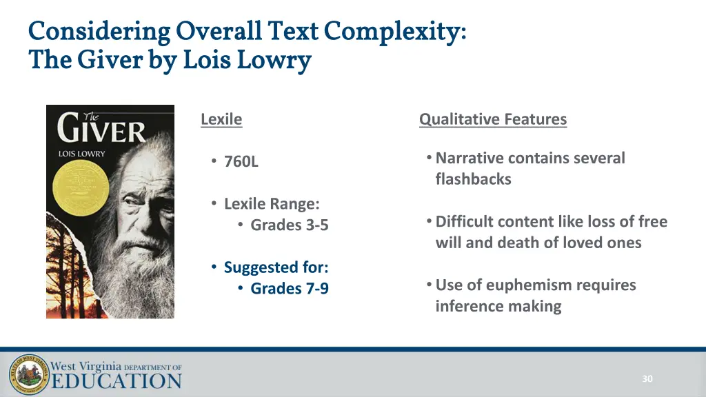 considering overall text complexity considering 3