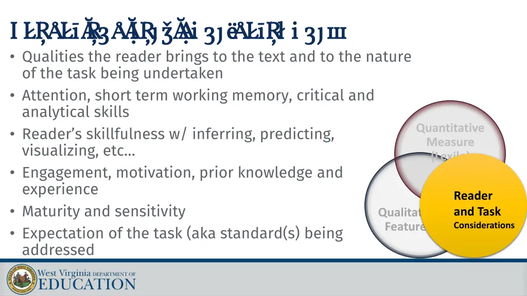 reader and task co nsi derati o ns reader