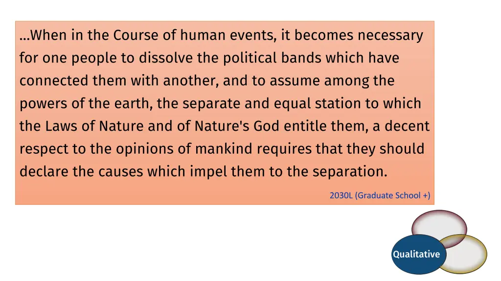 when in the course of human events it becomes