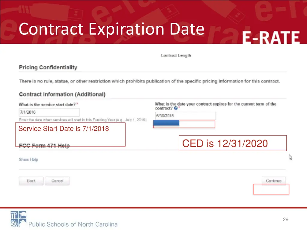 contract expiration date