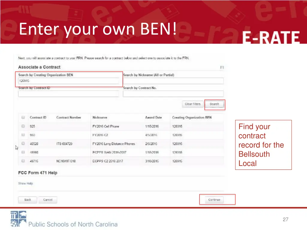 enter your own ben