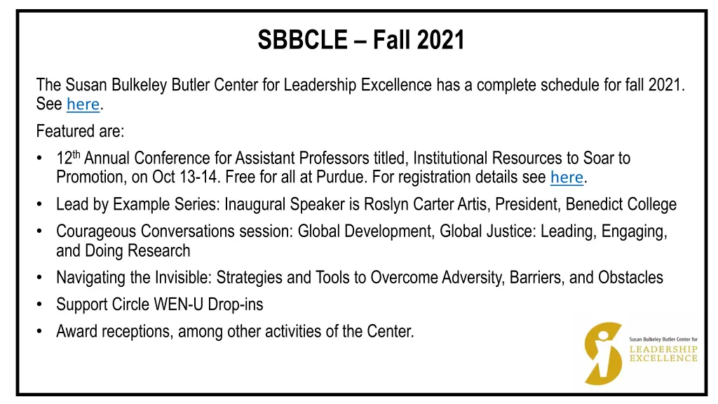 sbbcle fall 2021