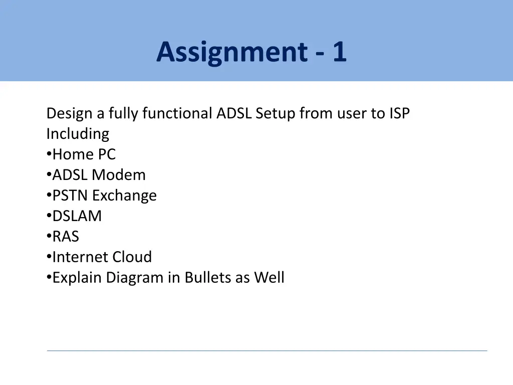 assignment 1