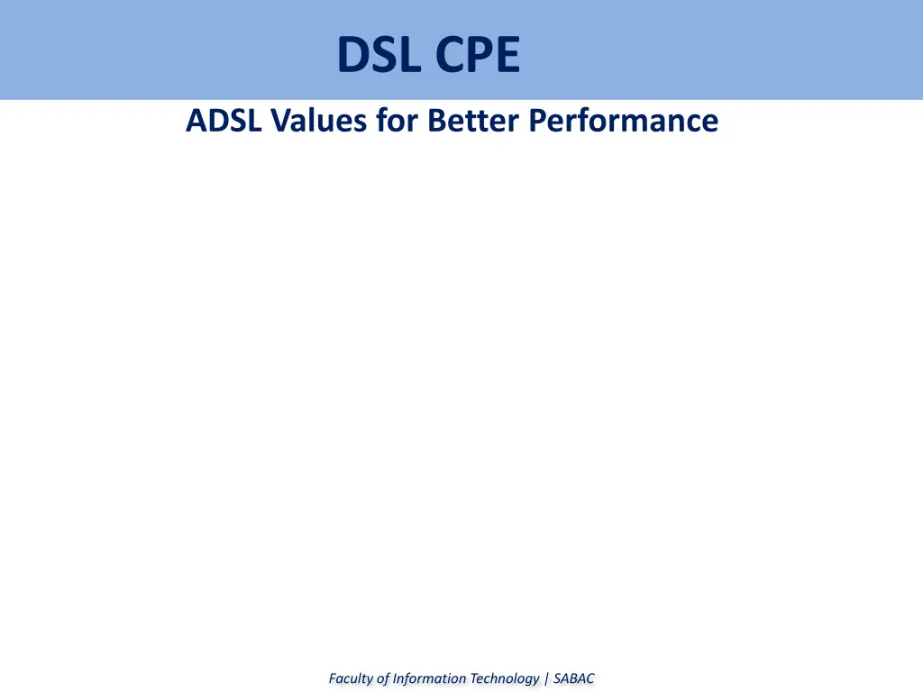 dsl cpe 3