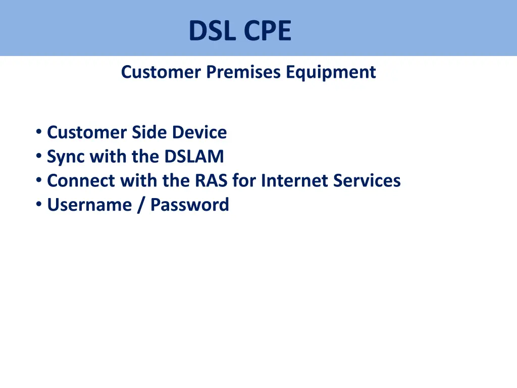 dsl cpe