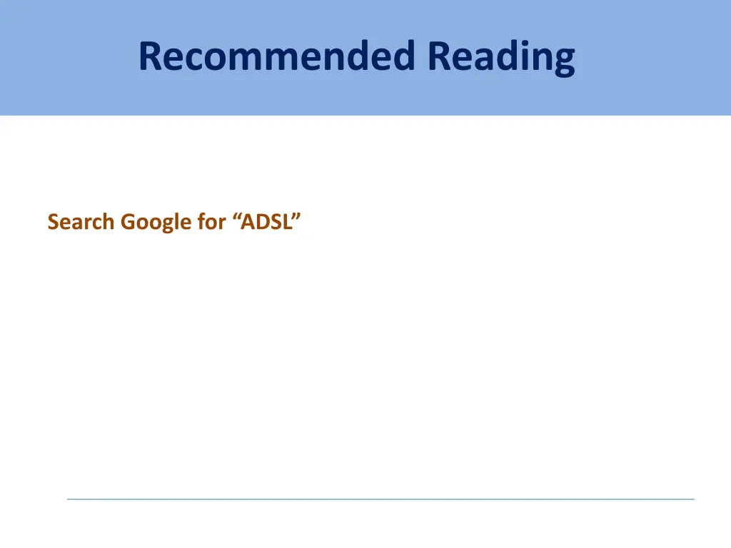 recommended reading