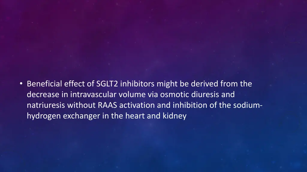 beneficial effect of sglt2 inhibitors might
