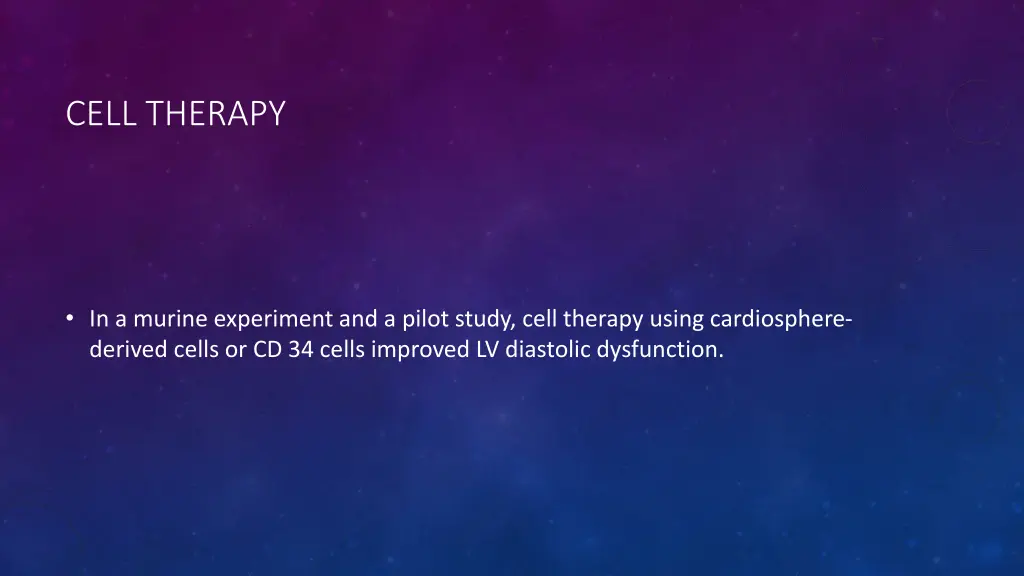 cell therapy