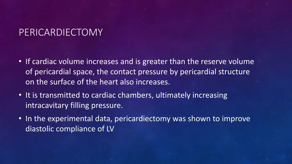 pericardiectomy