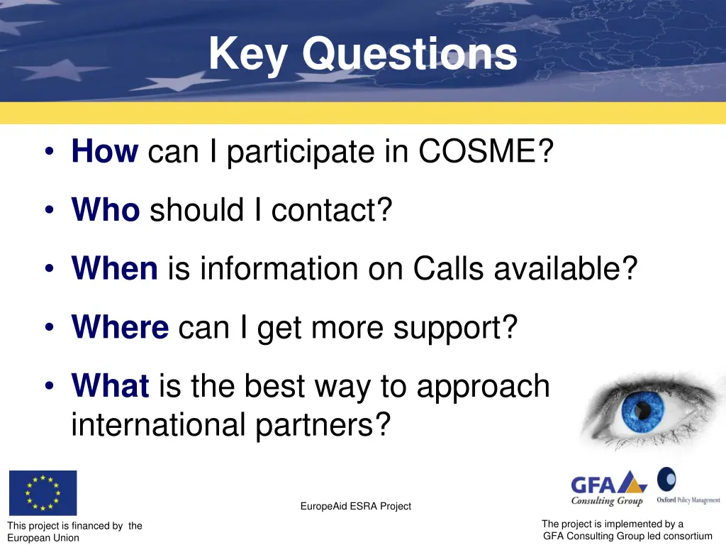 key questions