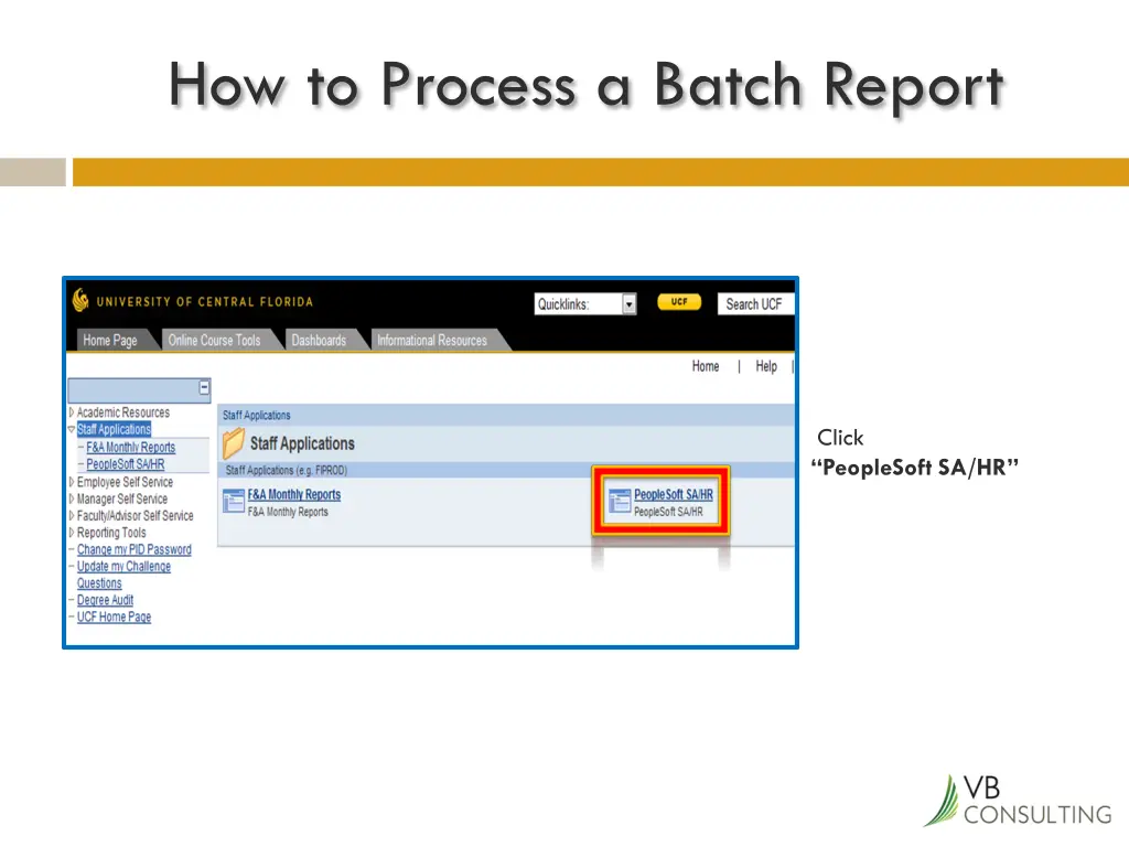 how to process a batch report 2