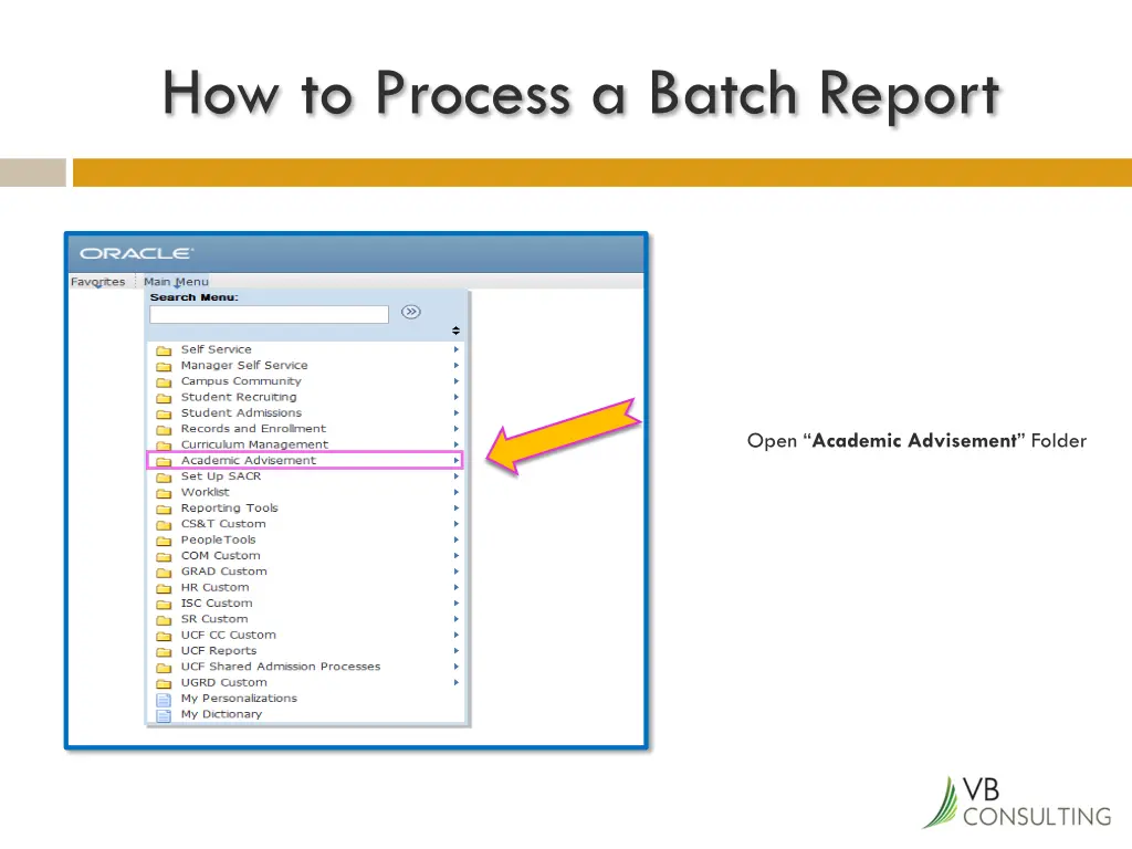 how to process a batch report 4
