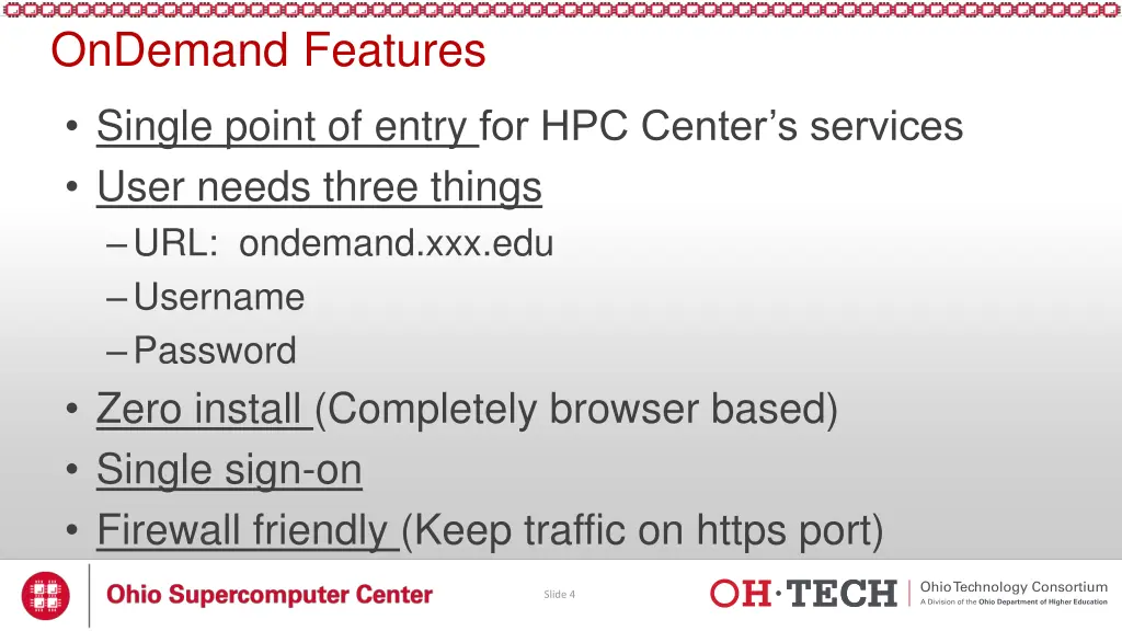 ondemand features