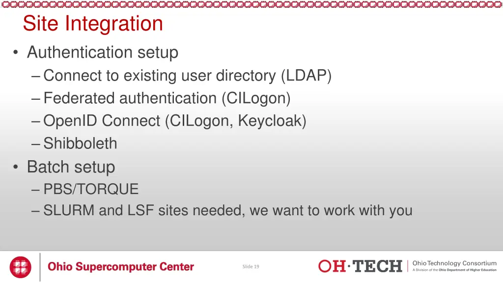 site integration authentication setup connect