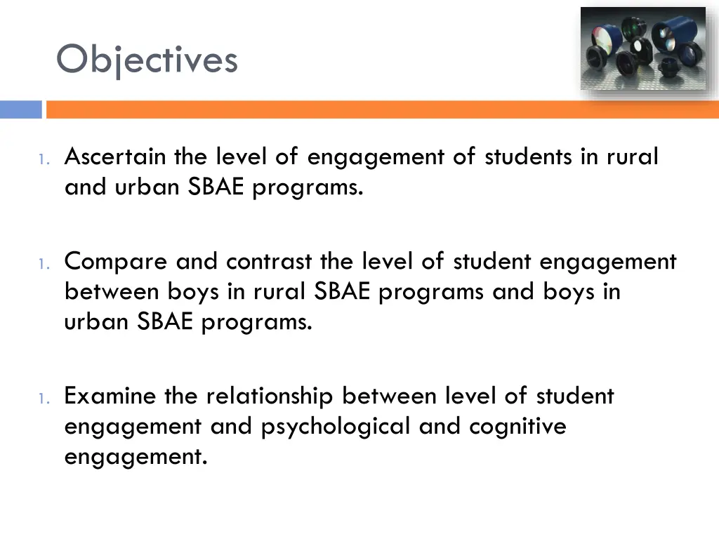 objectives
