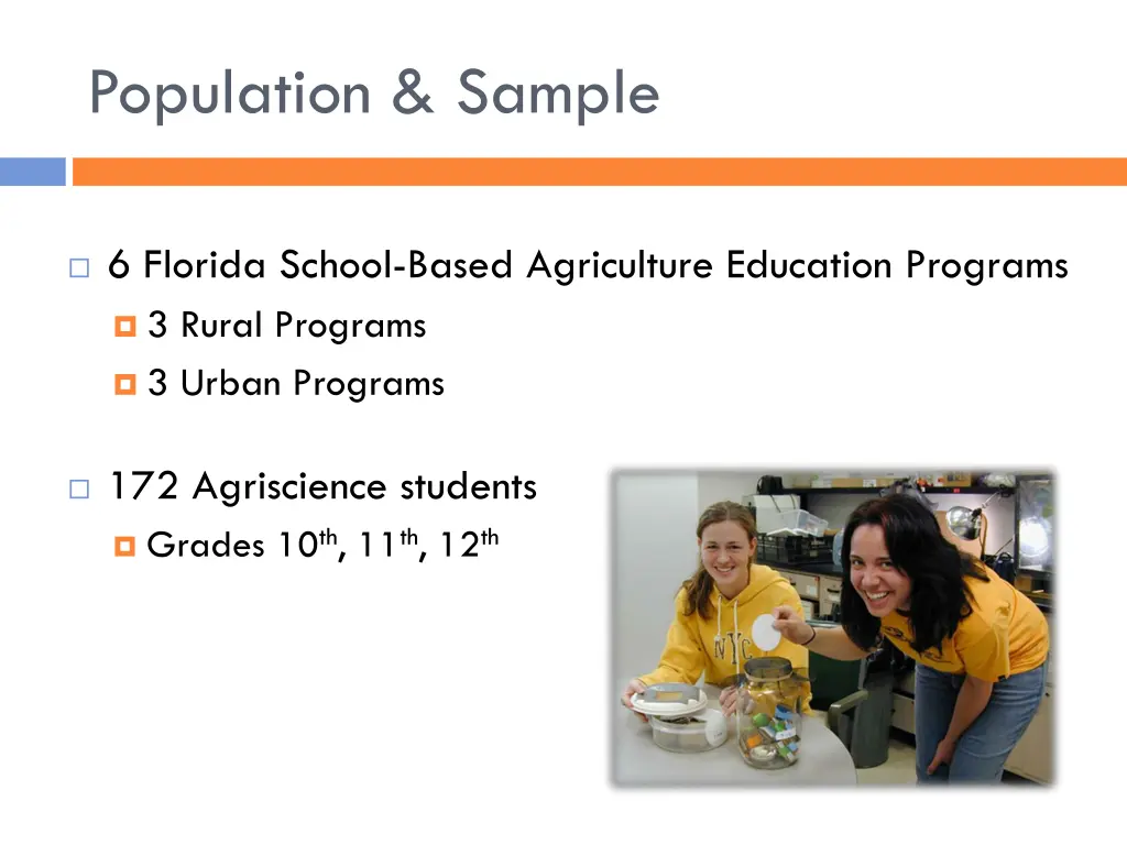 population sample
