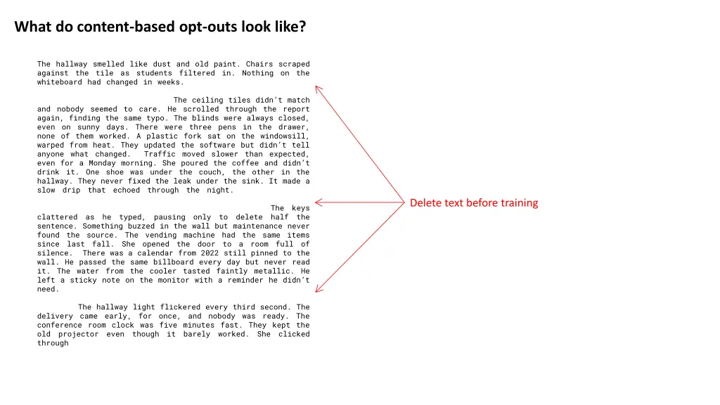what do content based opt outs look like 1