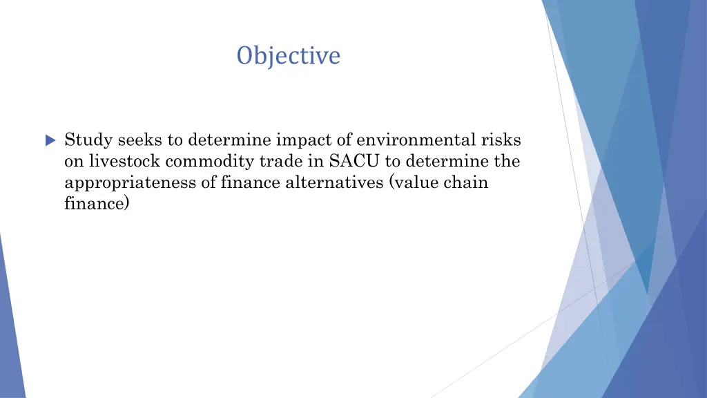 objective