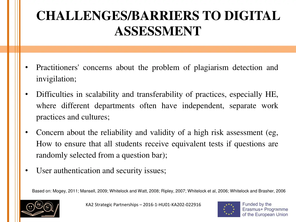 challenges barriers to digital assessment