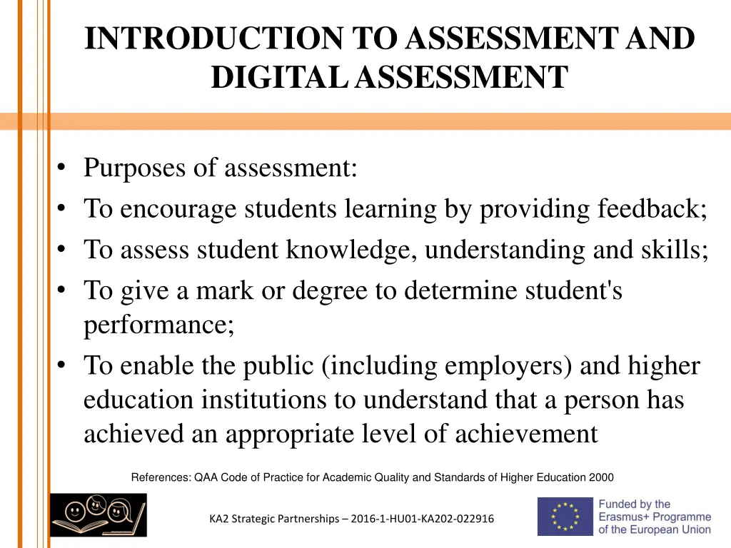 introduction to assessment and digital assessment 1