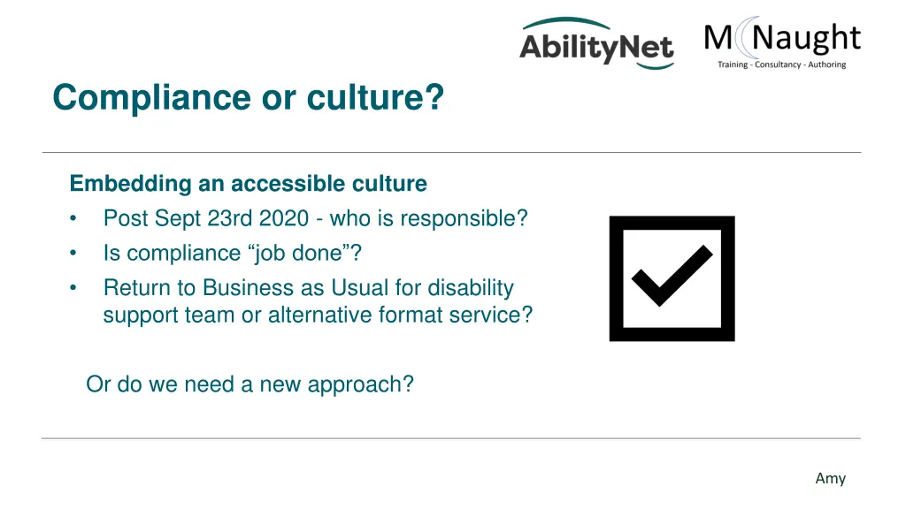 compliance or culture