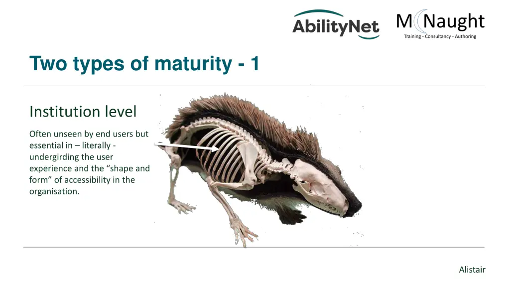 two types of maturity 1