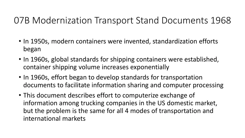 07b modernization transport stand documents 1968