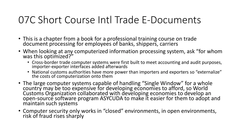 07c short course intl trade e documents