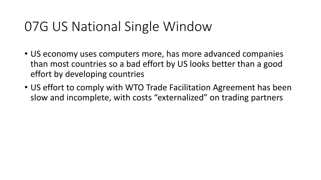 07g us national single window