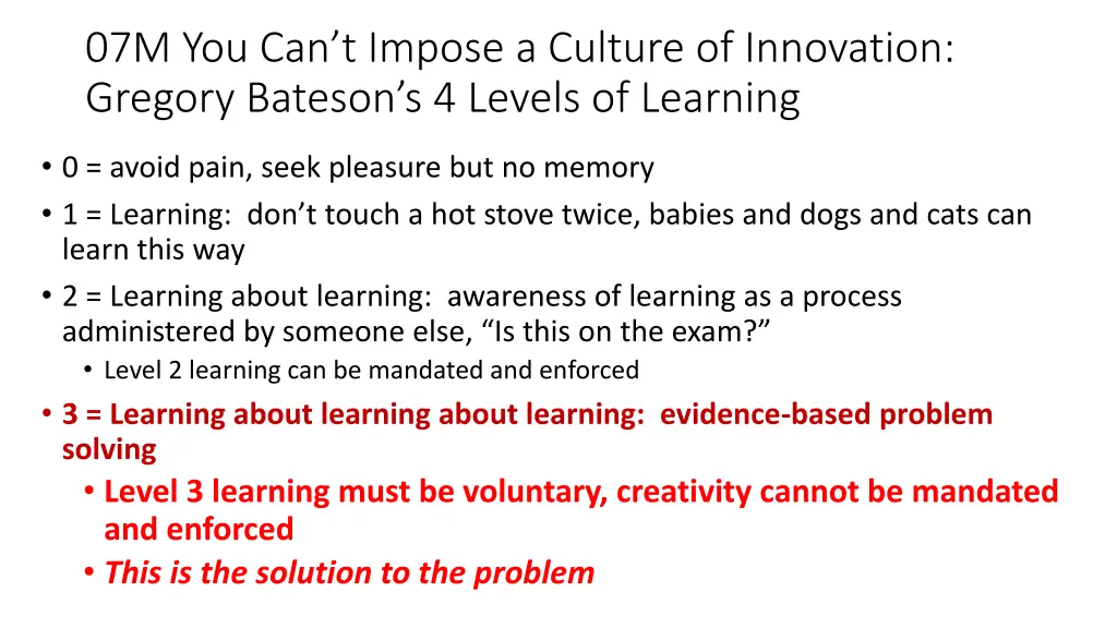 07m you can t impose a culture of innovation
