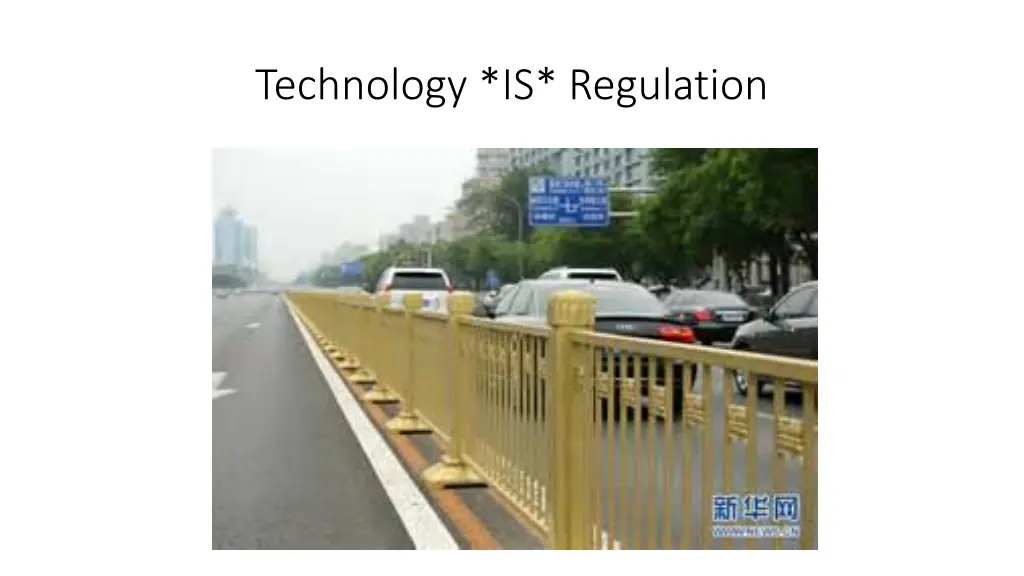 technology is regulation