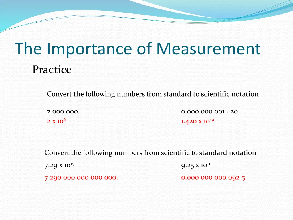 the importance of measurement practice