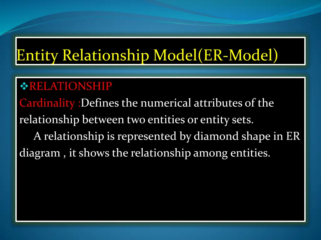 entity relationship model er model 10