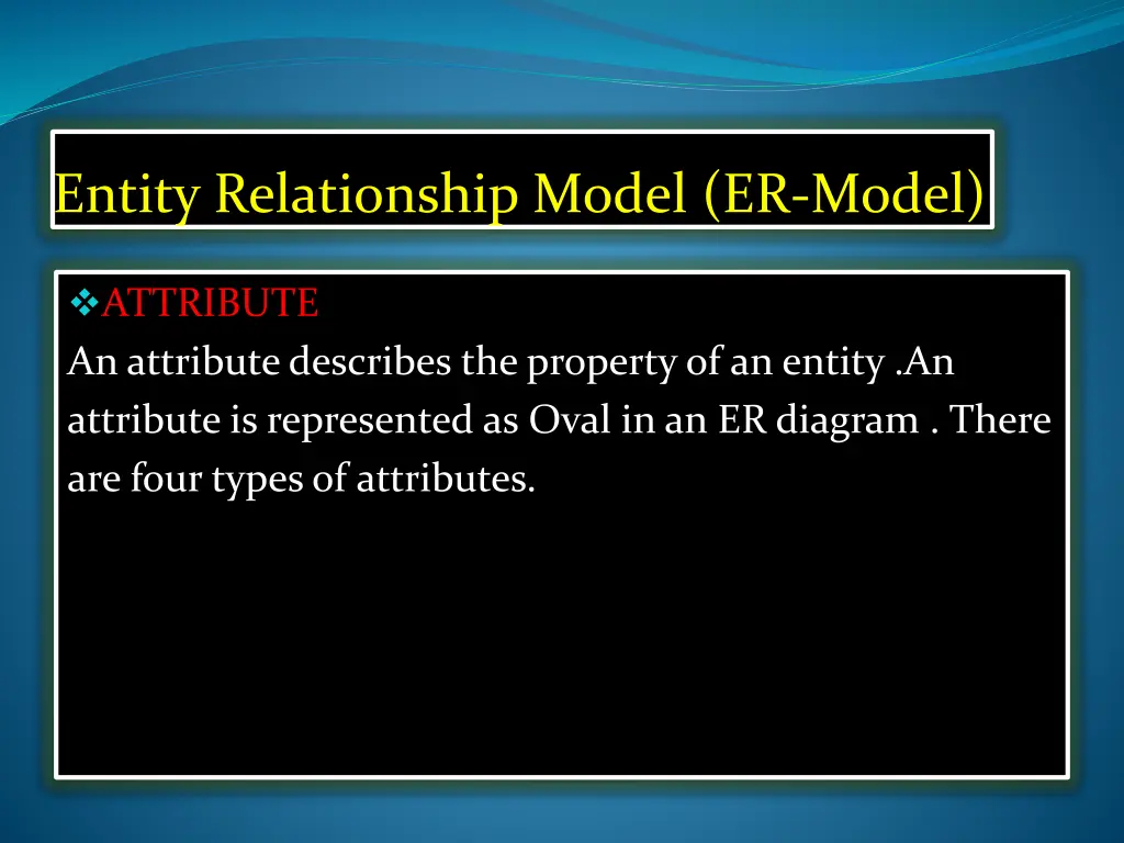 entity relationship model er model 5