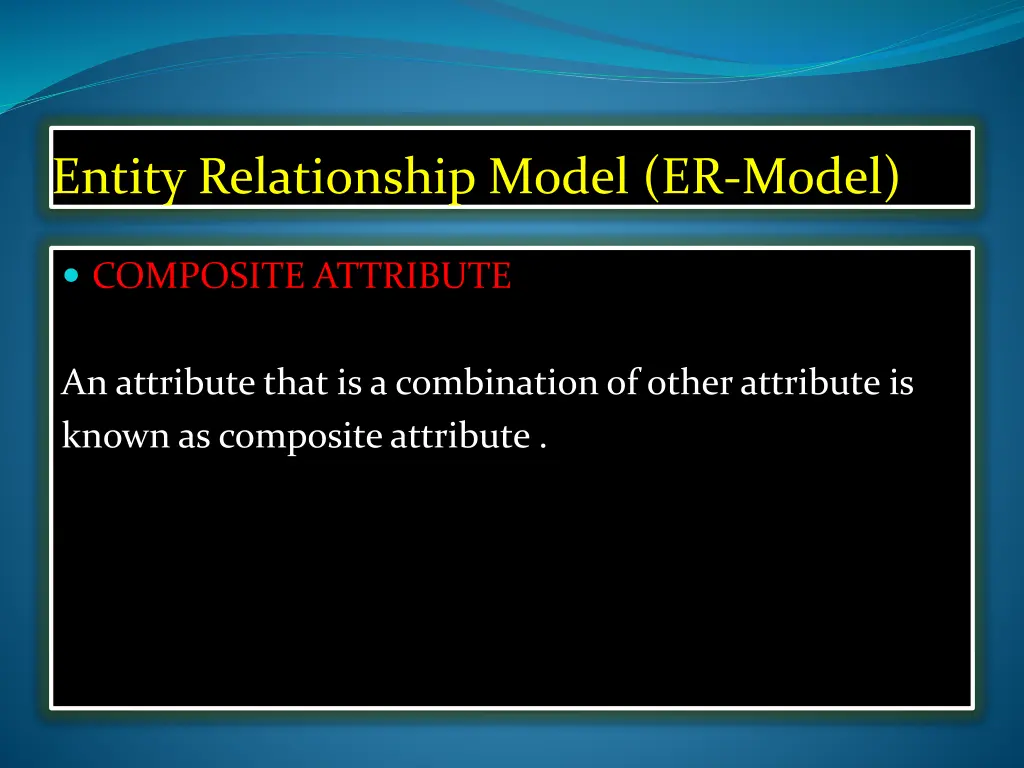 entity relationship model er model 7