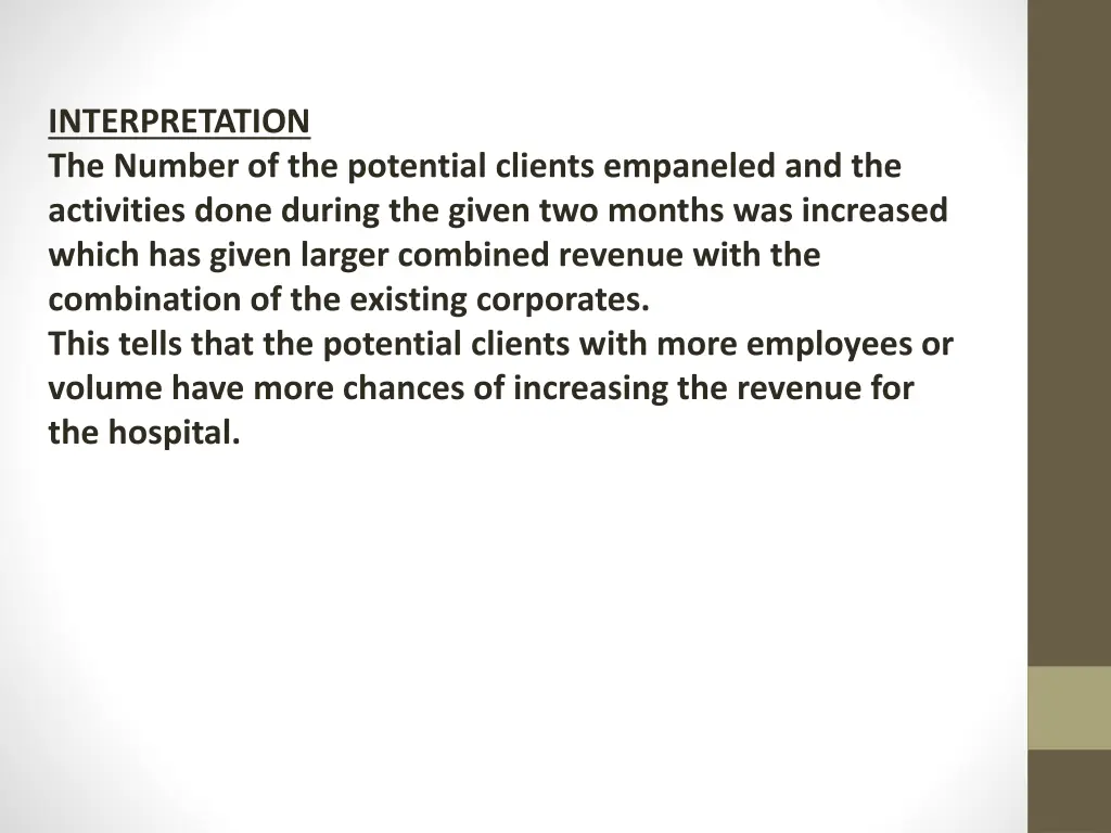 interpretation the number of the potential