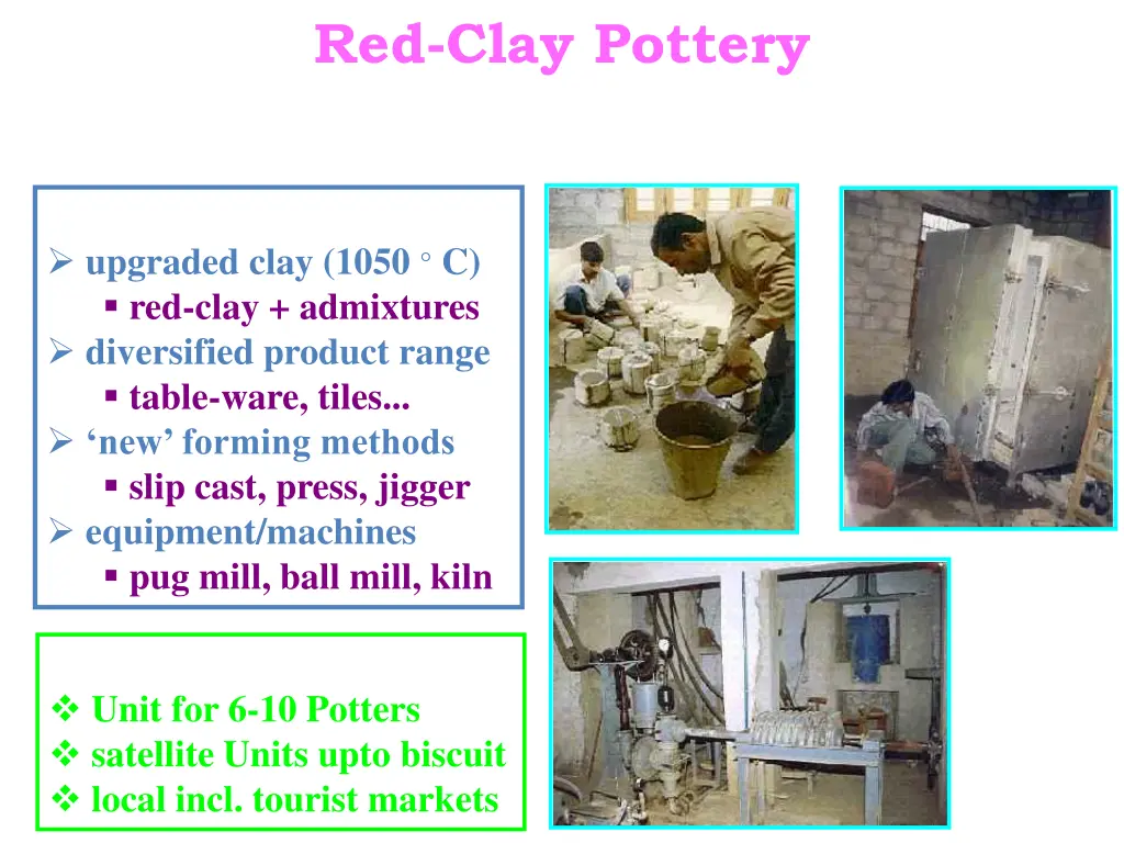 red clay pottery