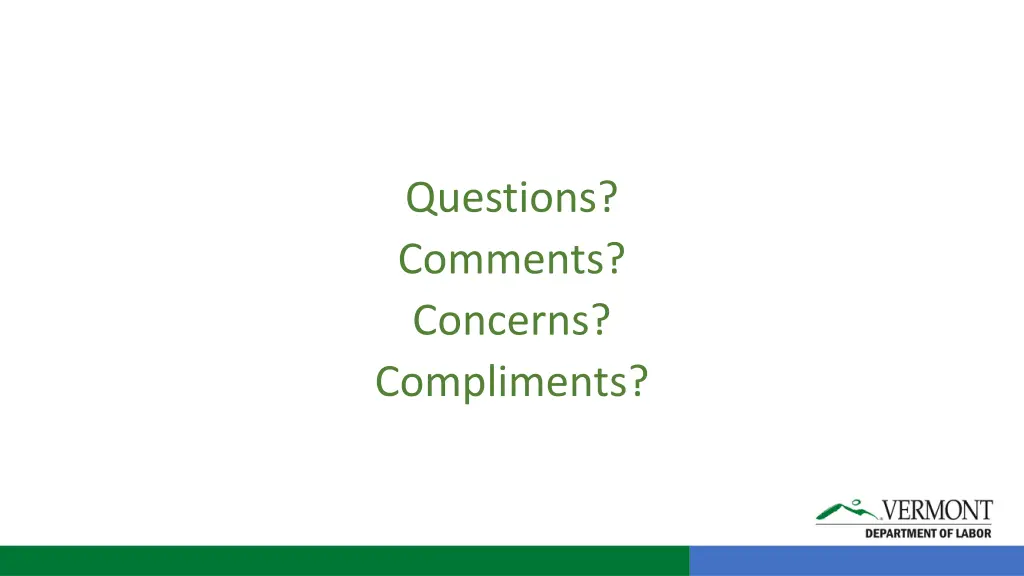 questions comments concerns compliments