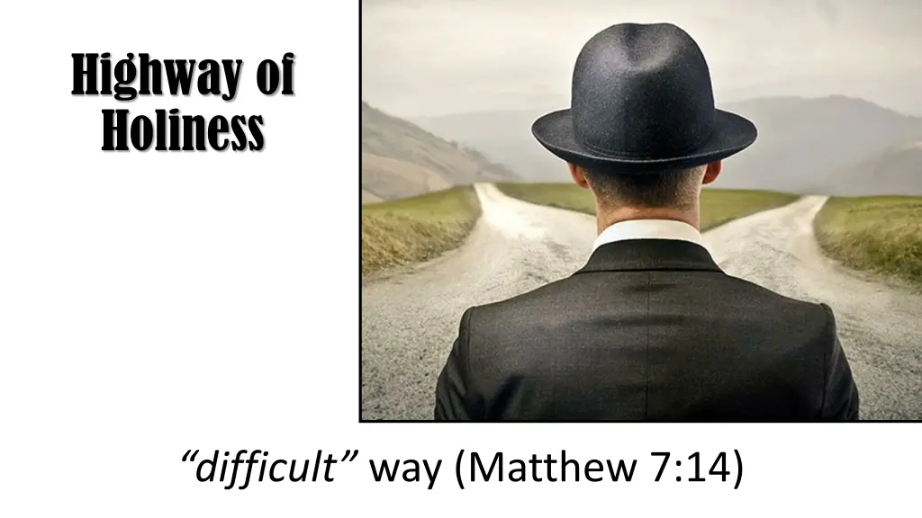 highway of holiness