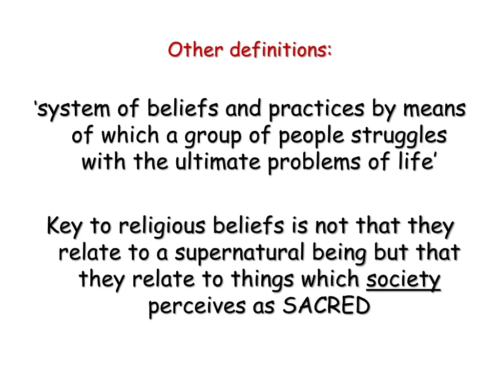 other definitions