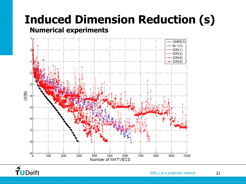induced dimension reduction s numerical 3
