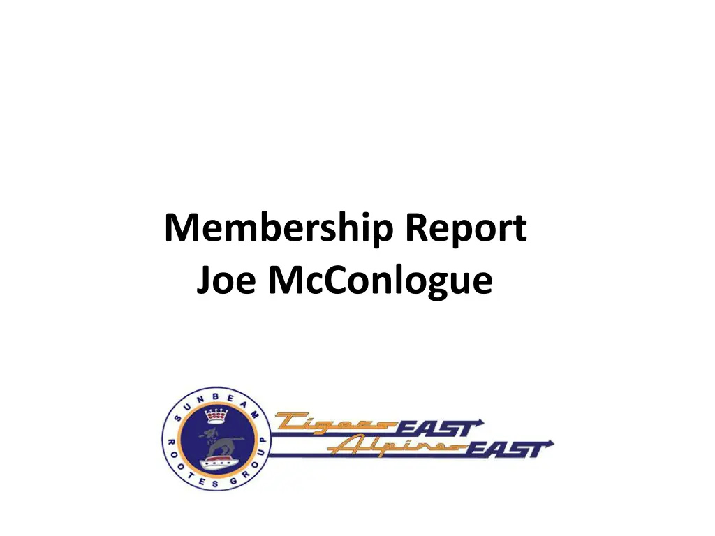 membership report joe mcconlogue