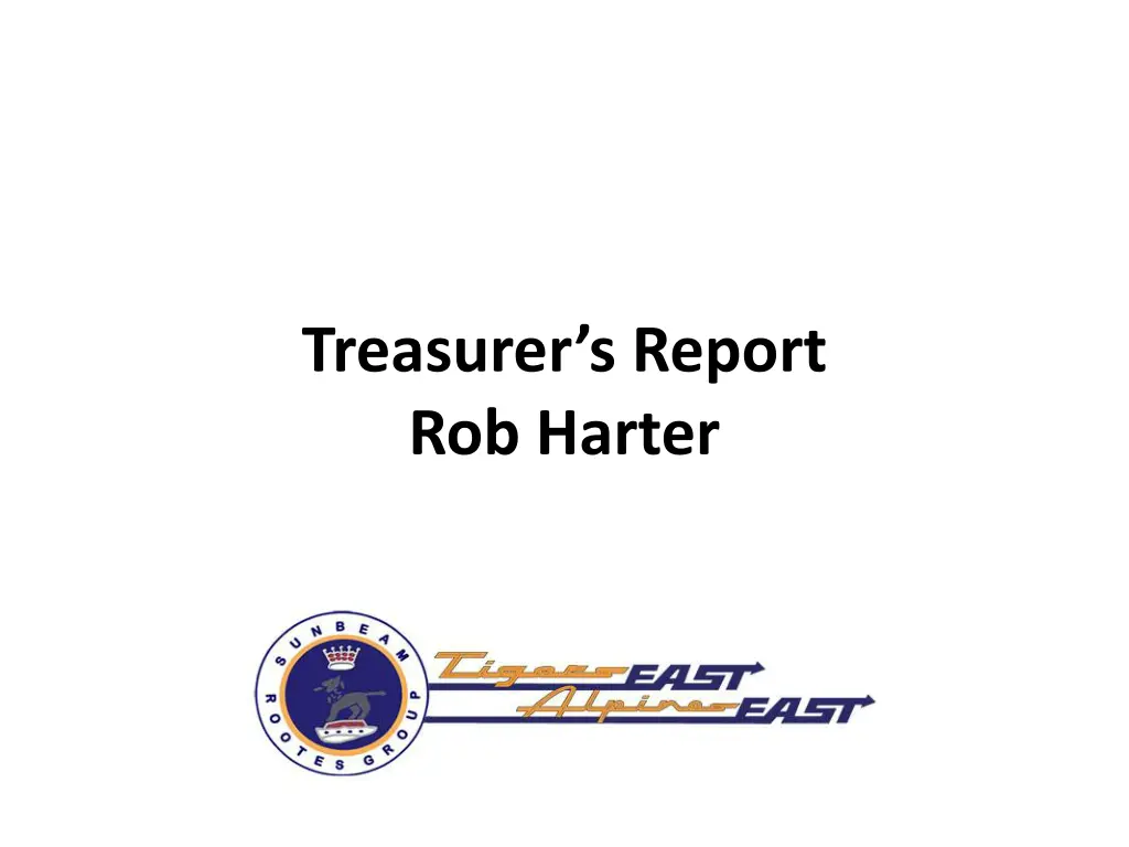 treasurer s report rob harter
