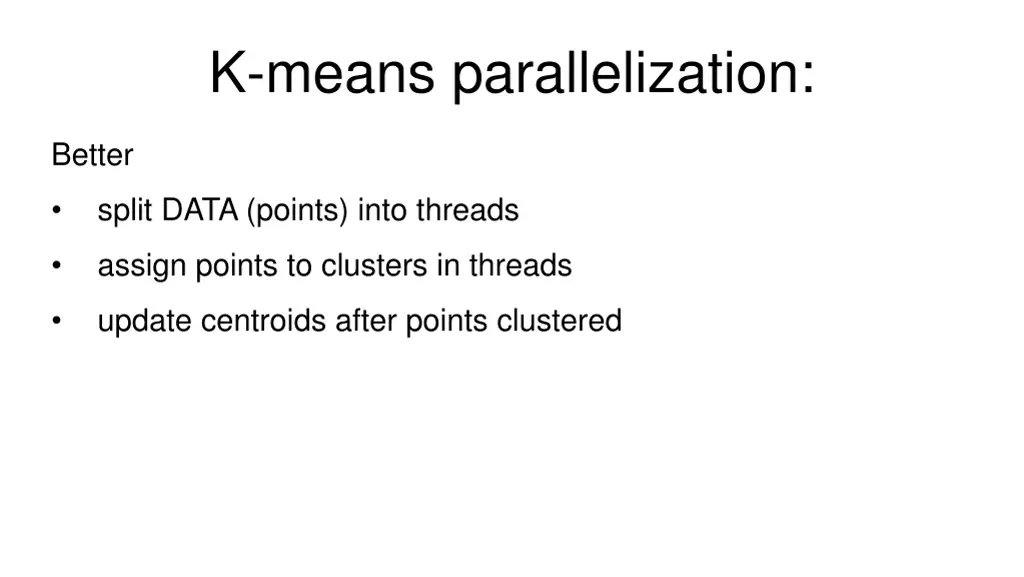 k means parallelization 1