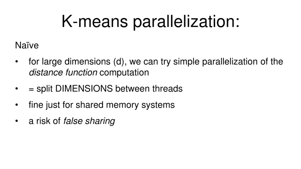 k means parallelization