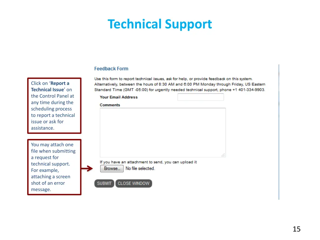 technical support