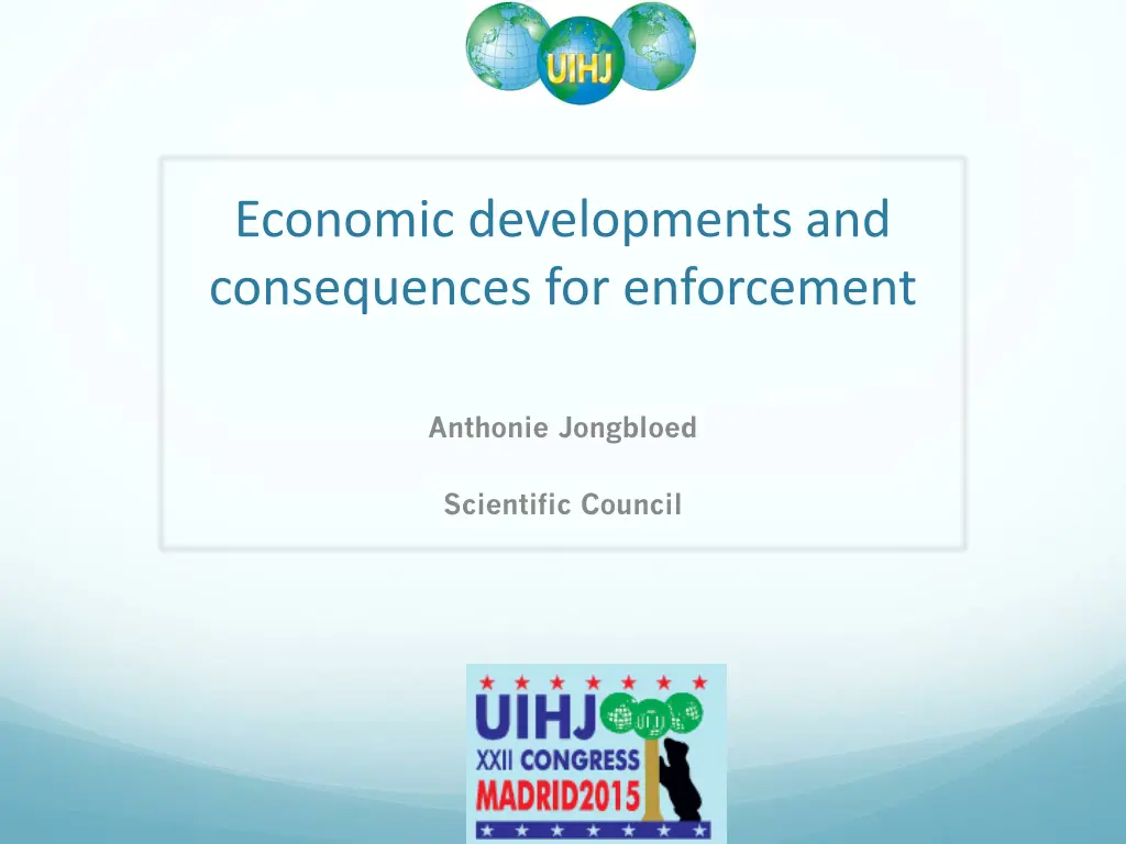 economic developments and consequences