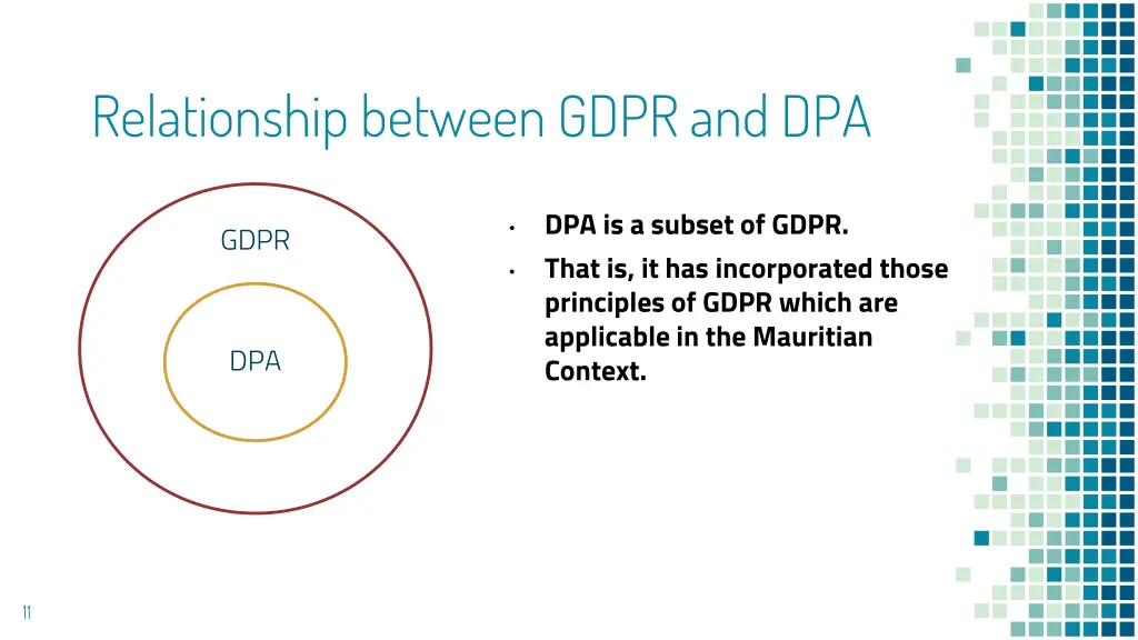 relationship between gdpr and dpa