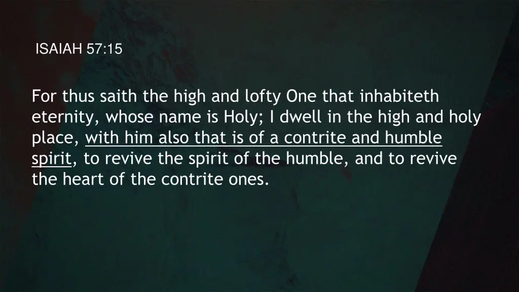 isaiah 57 15